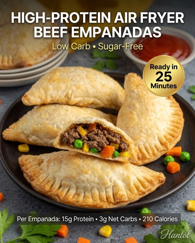High-Protein Air Fryer Beef Empanadas