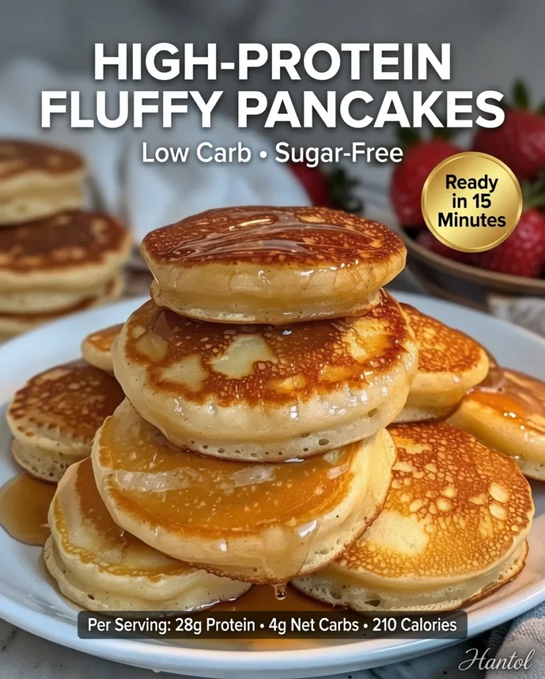 High-Protein Fluffy Pancakes