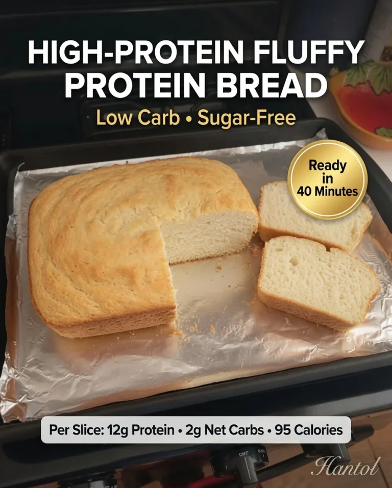 High-Protein Fluffy Protein Bread