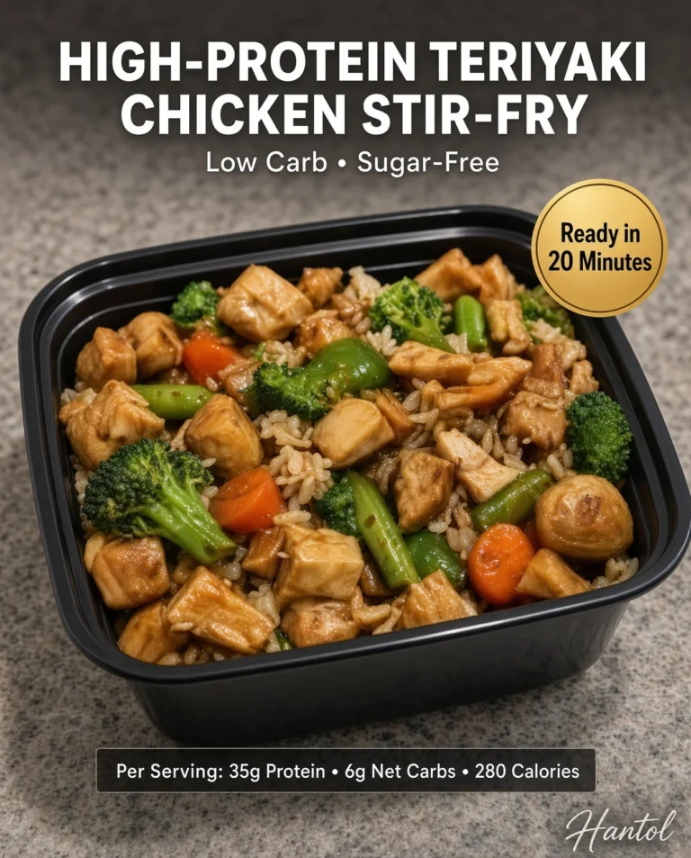 High-Protein Teriyaki Chicken Stir-Fry