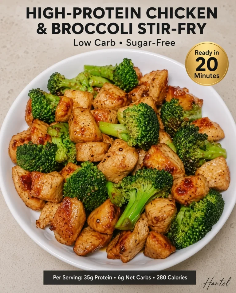 High-Protein Chicken & Broccoli Stir-Fry
