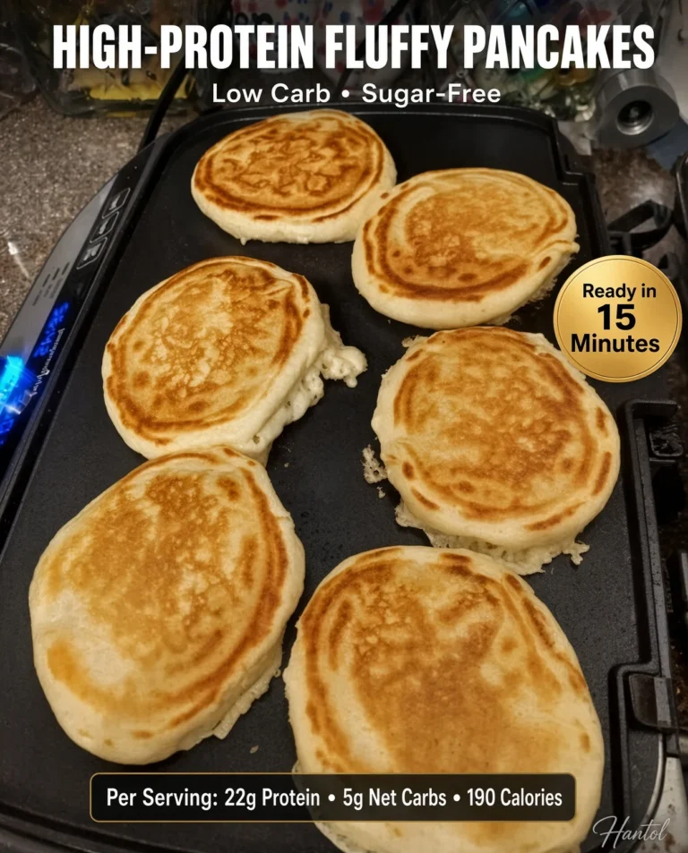 High-Protein Fluffy Pancakes
