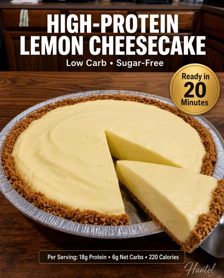 High-Protein Lemon Cheesecake