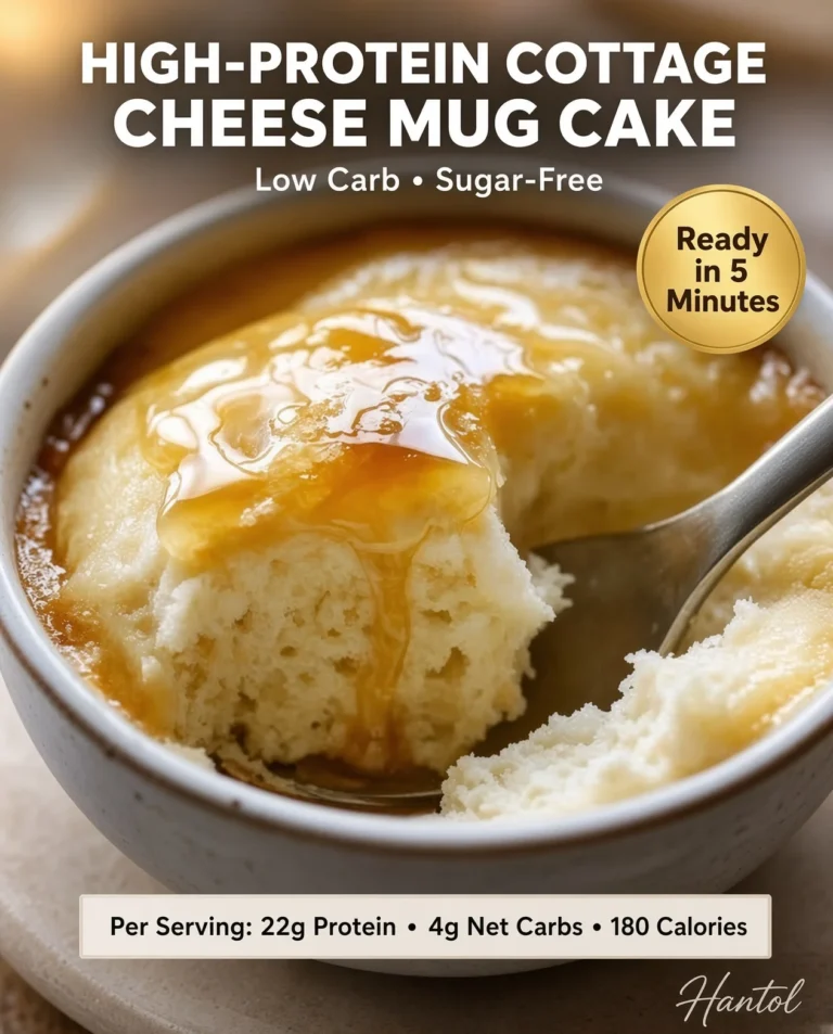 High-Protein Cottage Cheese Mug Cake