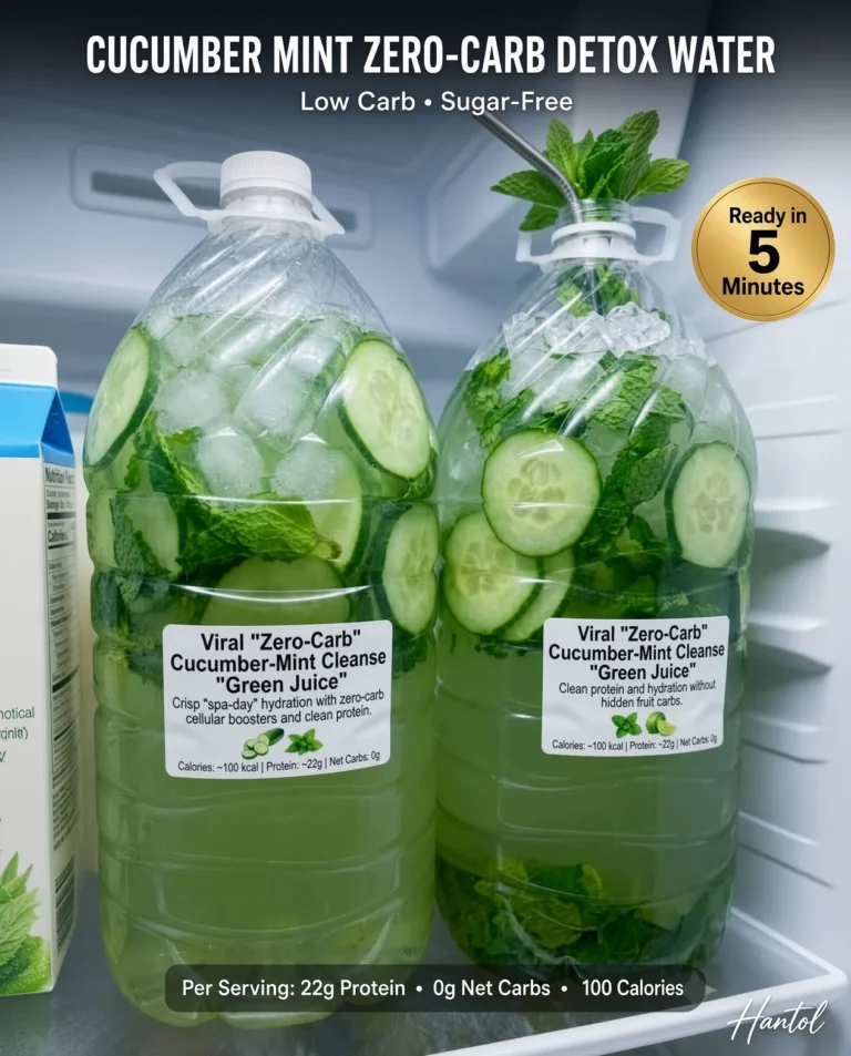 Cucumber Mint Zero-Carb Detox Water