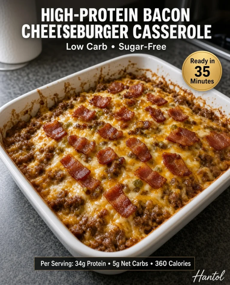 Bacon Cheeseburger Casserole