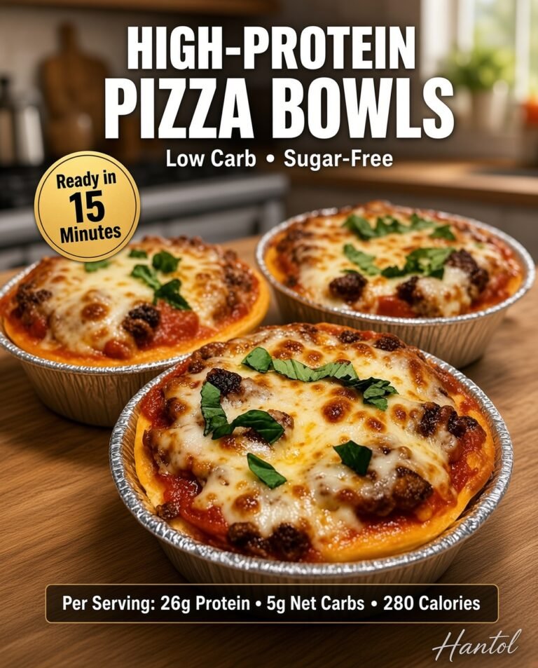 High-Protein Pizza Bowls