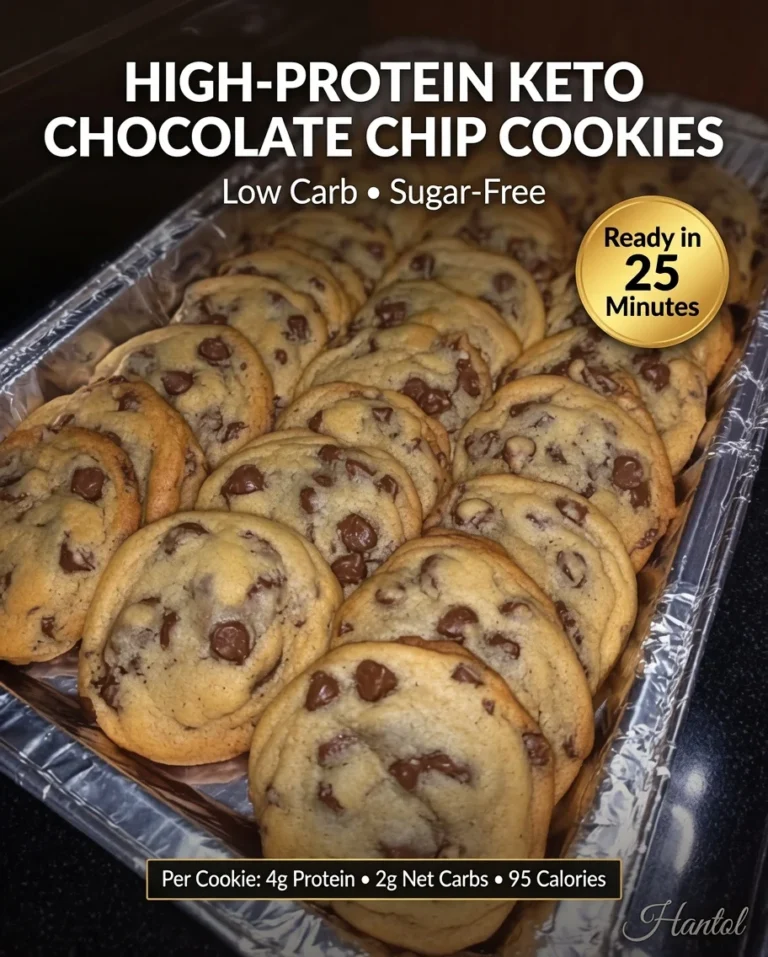 High-Protein Keto Chocolate Chip Cookies