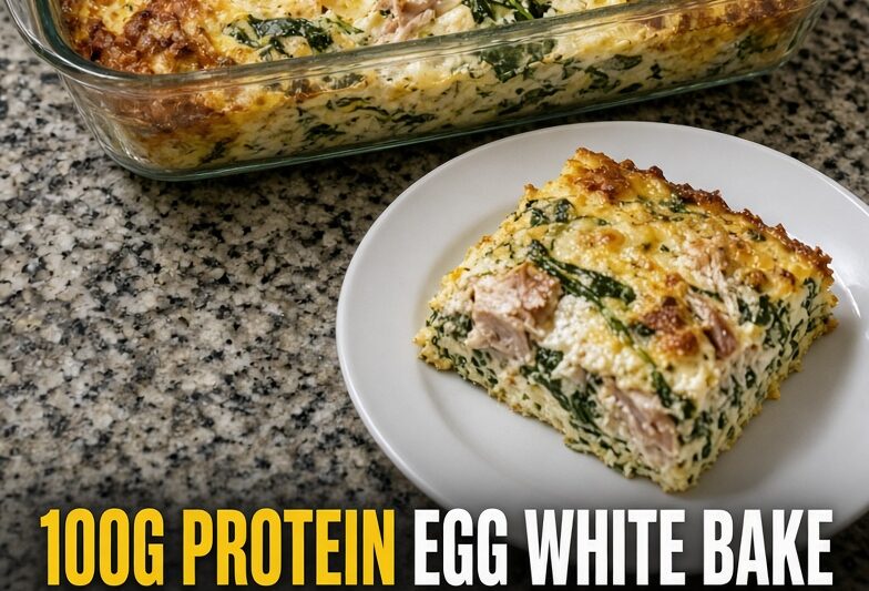 100g Protein Egg White Bake