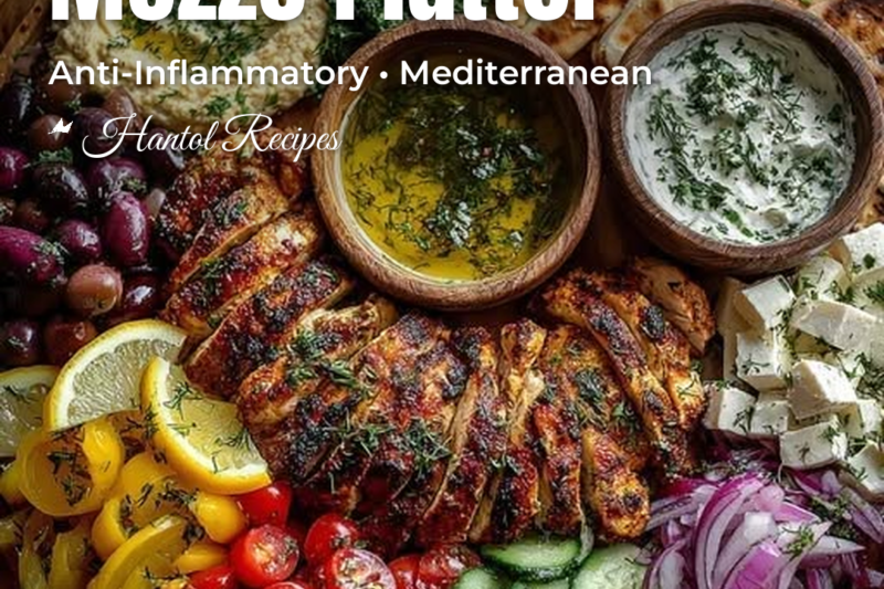 Greek Chicken Mezze Platter