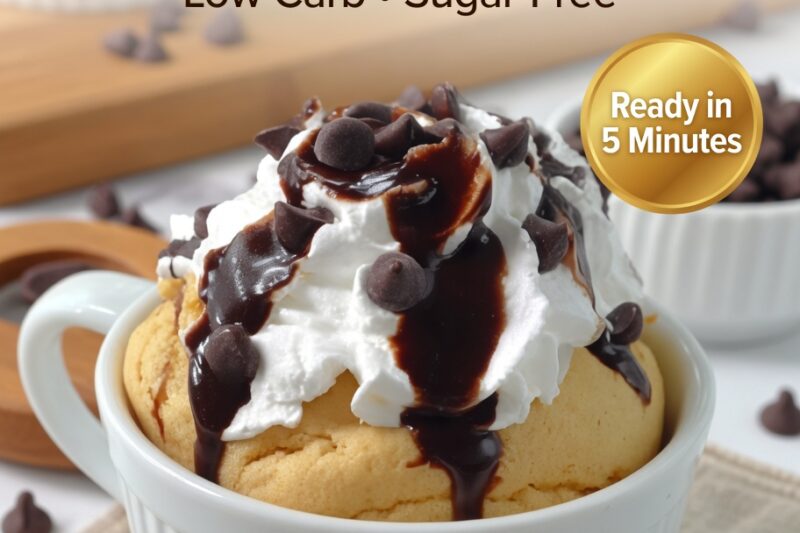 High-Protein Vanilla Mug Cake
