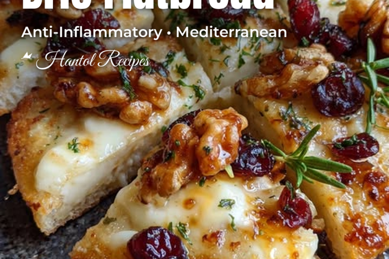 Cranberry Walnut Brie Flatbread
