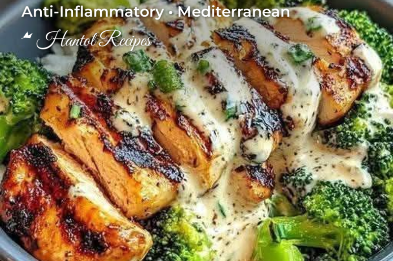 Grilled Chicken with Garlic Parmesan Sauce
