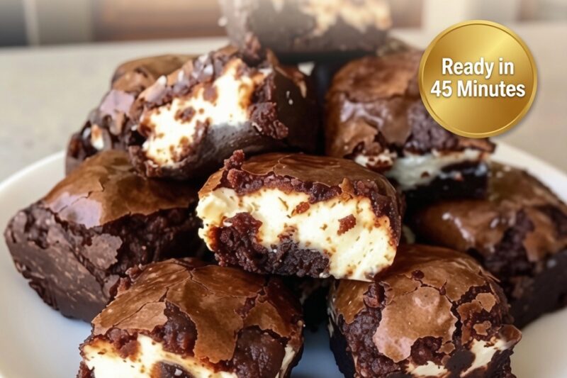 High-Protein Cream Cheese Brownies