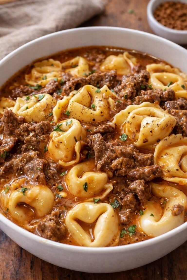 Beef & Tortellini Comfort Soup