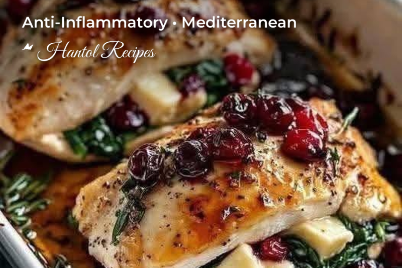 Cranberry & Spinach Chicken with Brie