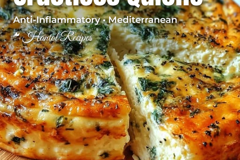 Spinach Crustless Quiche