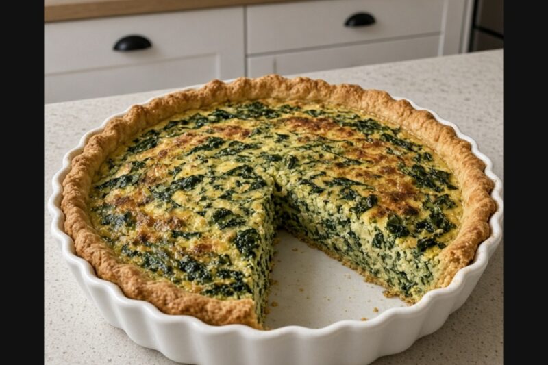 Vegan Spinach Quiche