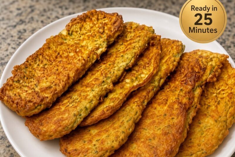 High-Protein Zucchini Egg Fritters