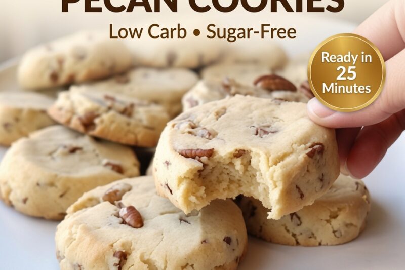 High-Protein Cream Cheese Pecan Cookies