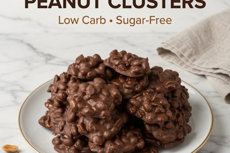 High-Protein Chocolate Peanut Clusters