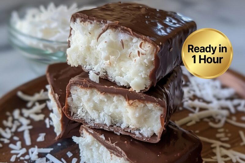 High-Protein Coconut Chocolate Bars