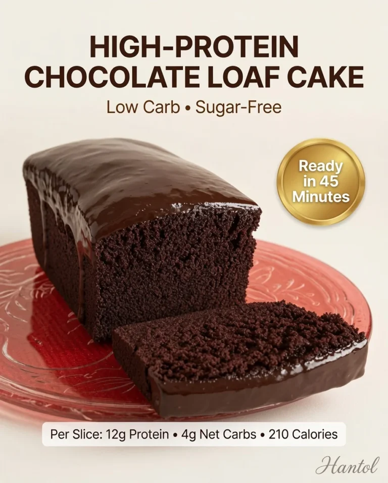 High-Protein Chocolate Loaf Cake