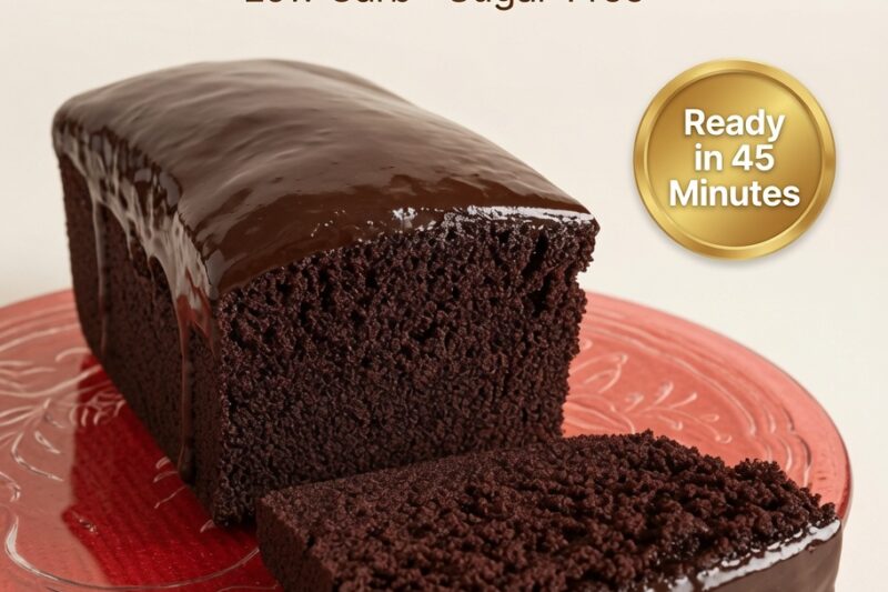 High-Protein Chocolate Loaf Cake