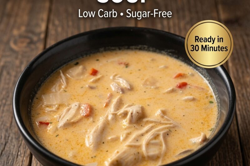Creamy Buffalo Chicken Enchilada Soup