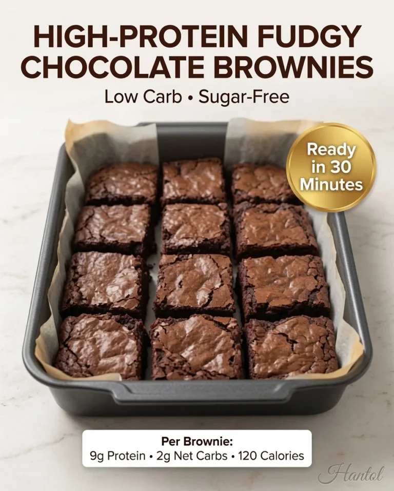 High-Protein Fudgy Chocolate Brownies