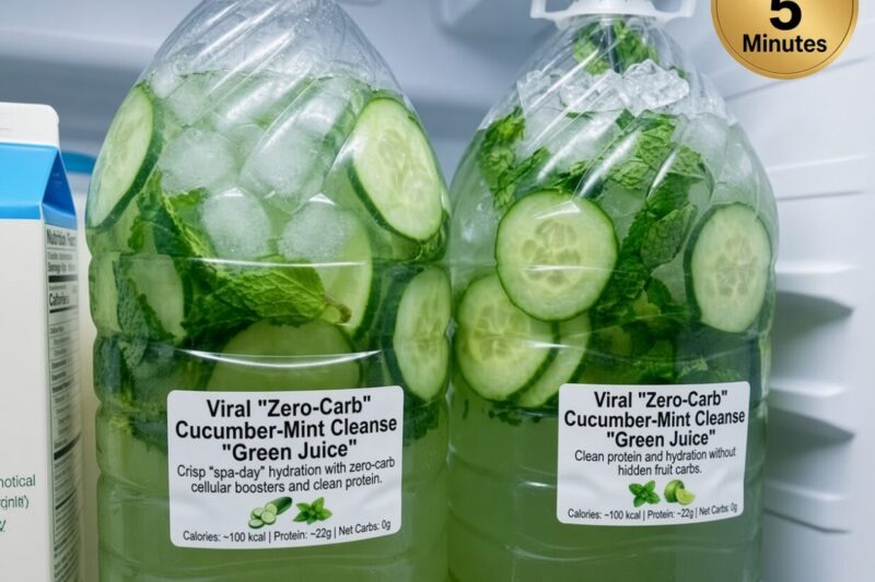 Cucumber Mint Zero-Carb Detox Water