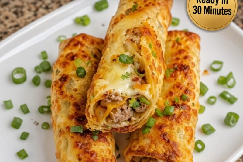 Jalapeño Cream Cheese Beef Rolls