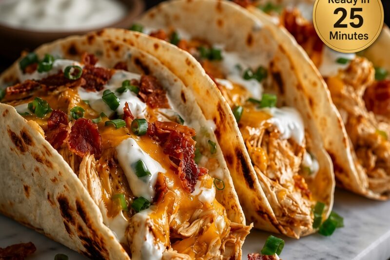 Crack Chicken Tacos