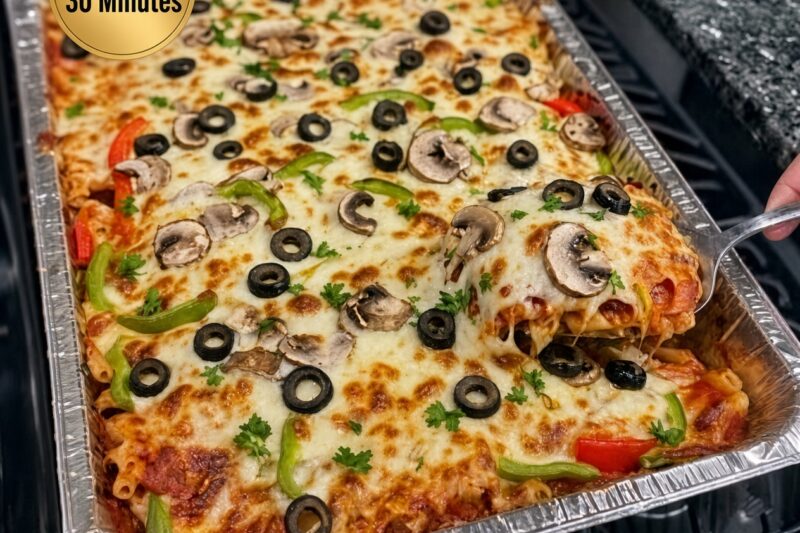 Crustless Pizza Bake